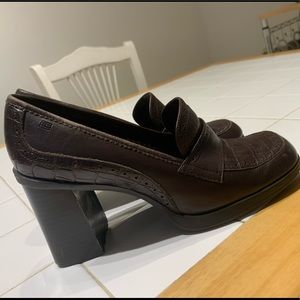 Brown leather Tommy Hilfiger Vintage heels